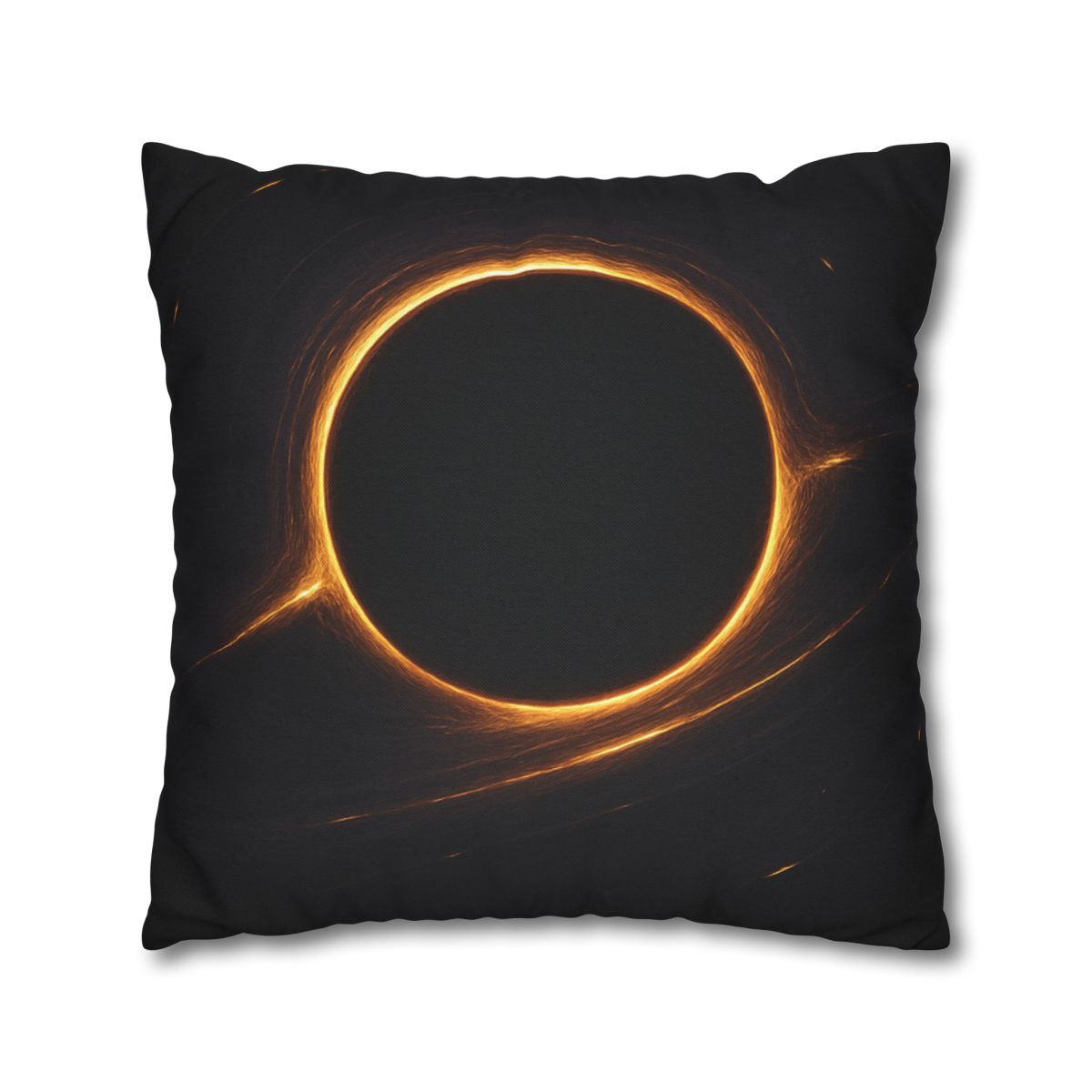 Black Hole Silhouette trendy patterned pillow cases