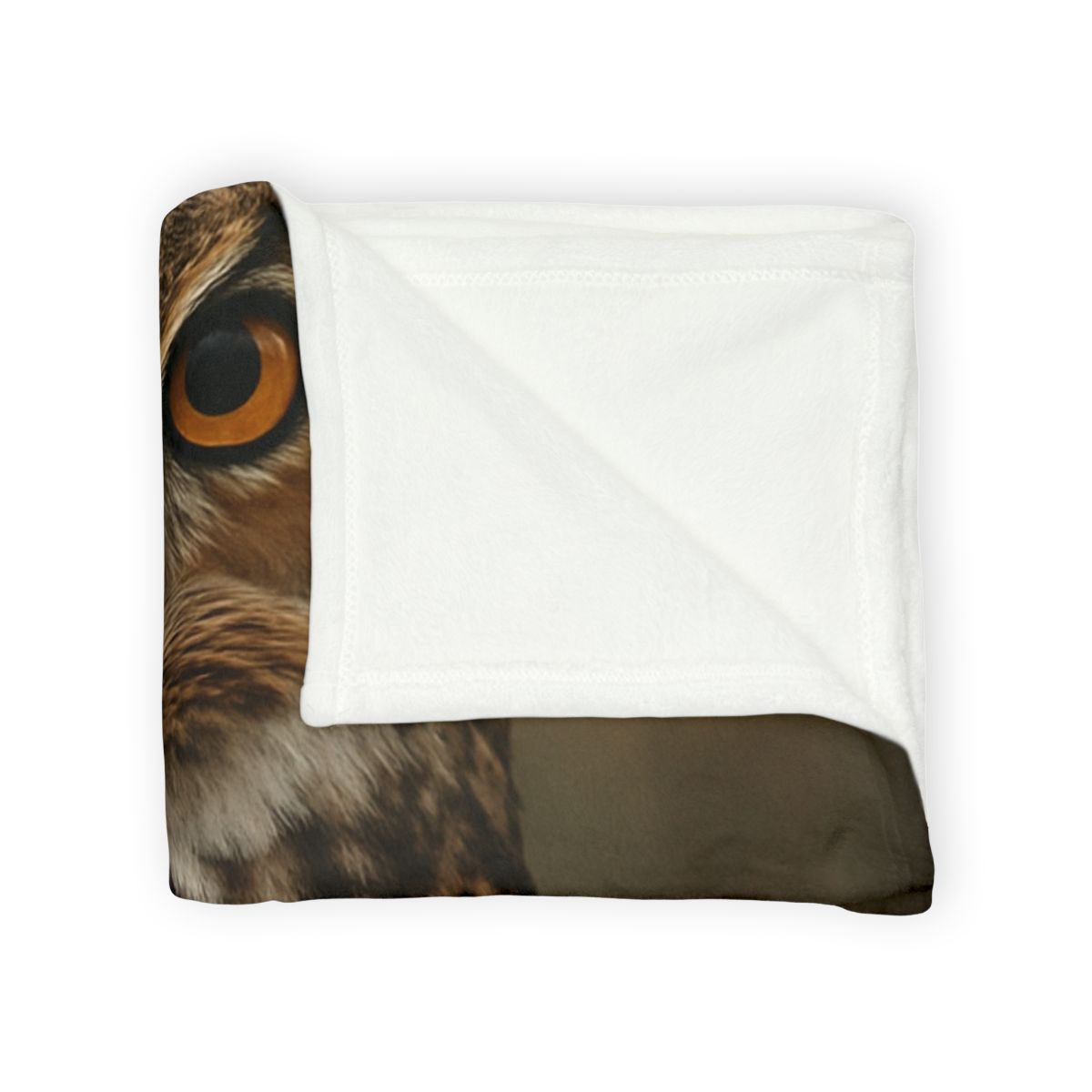 Dawn Listener Great Horned Owl unique gift blankets