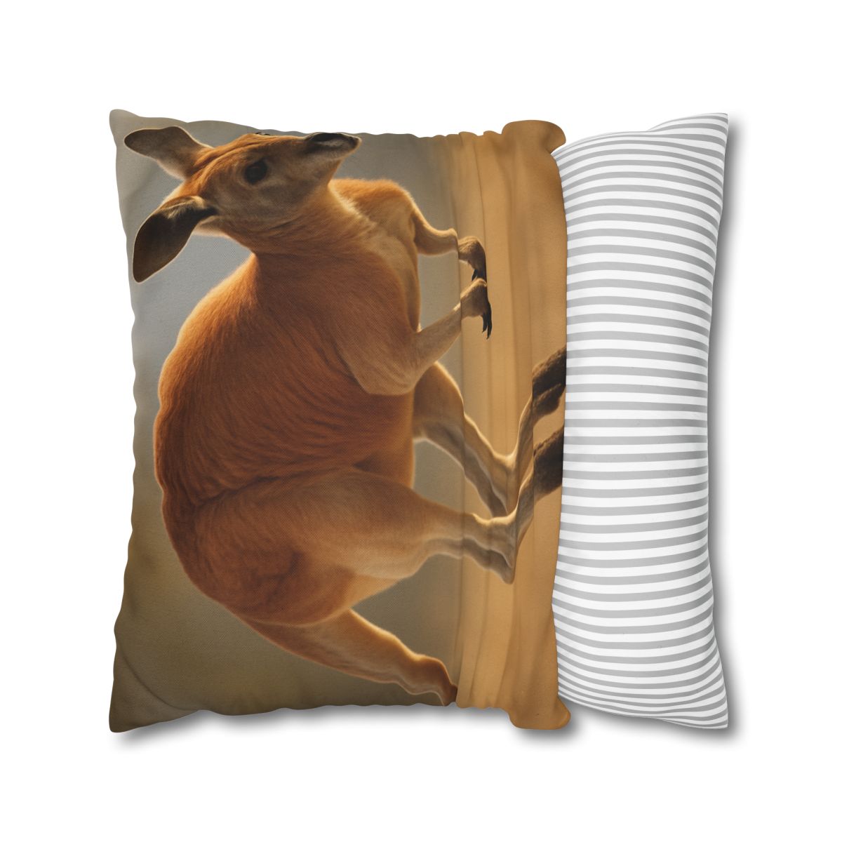 Ember Hop Red Kangaroo trendy patterned pillow cases