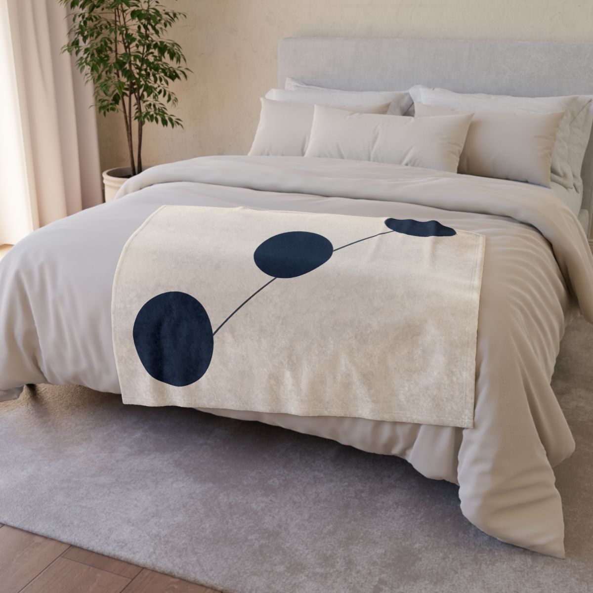 Stepped Circle Orbit warm winter blankets