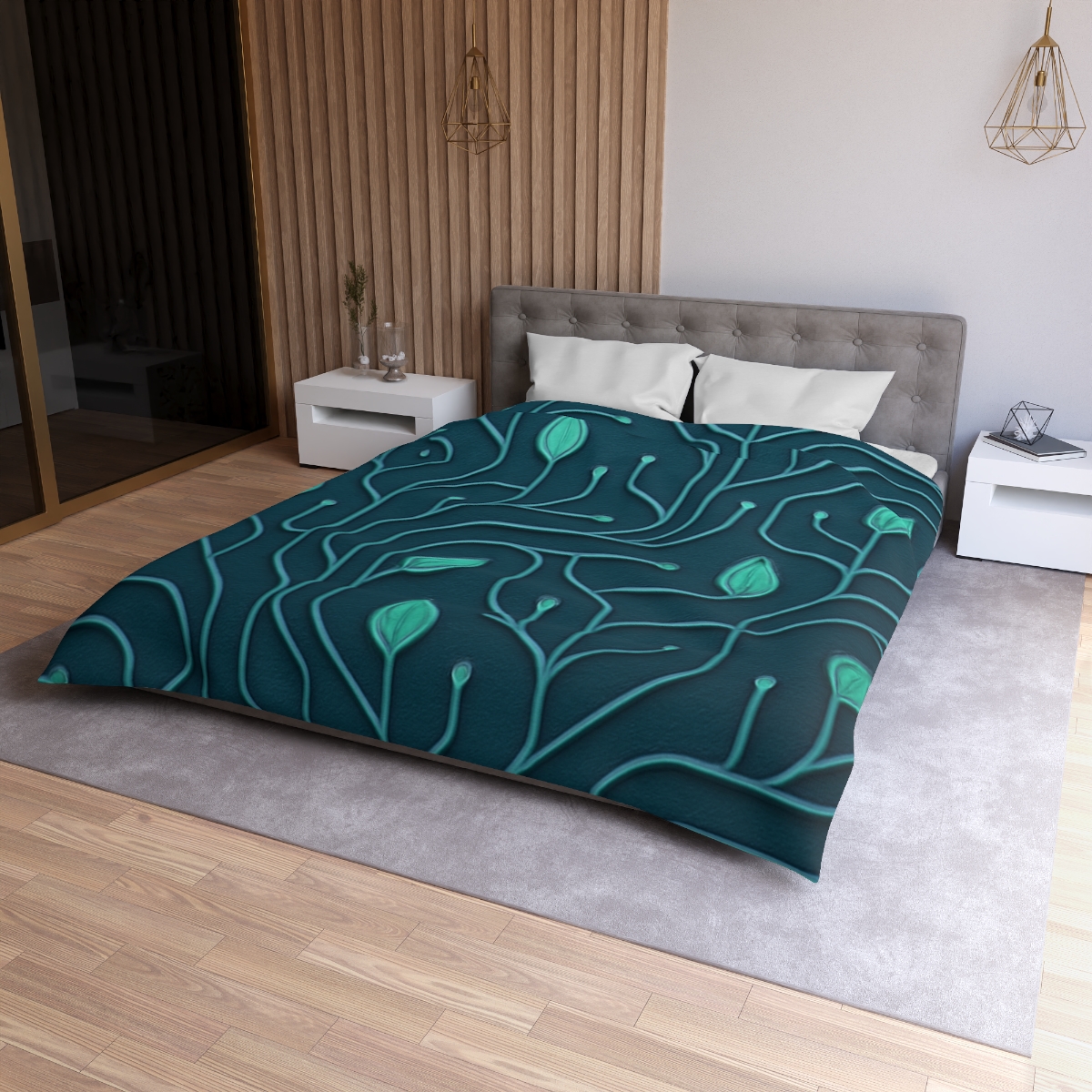 Vine Circuit Lattice personalized bedding duvets