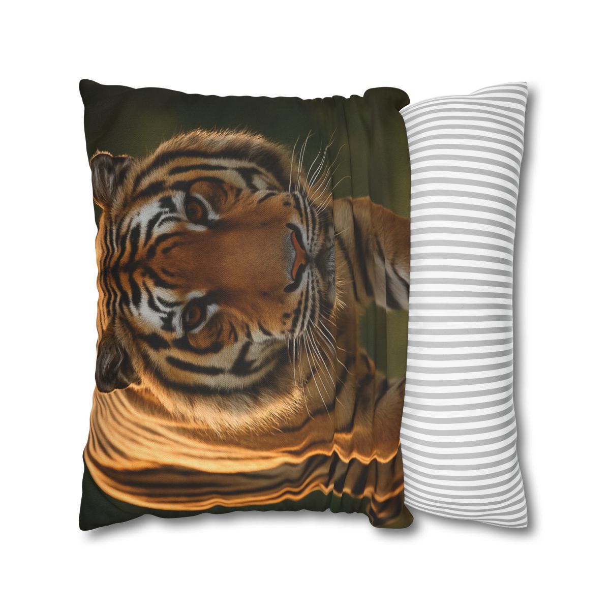 Forest Stalker Bengal Tiger personalized pillow covers