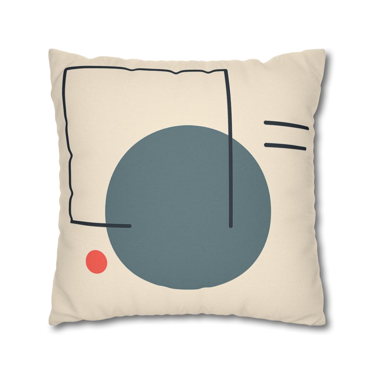 Quiet Orbit With Offset Frame unique gift pillow cases