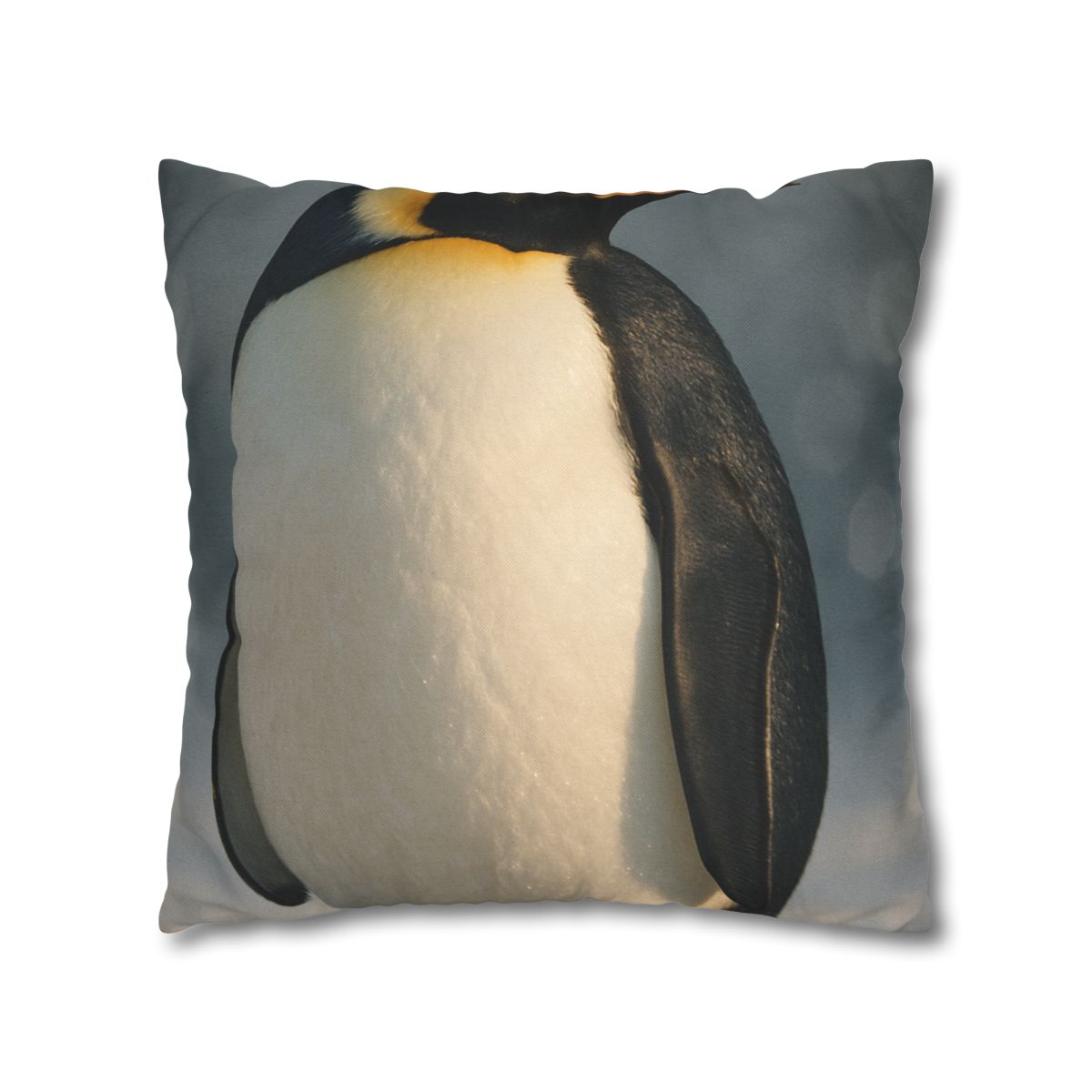Velvet Eclipse Emperor Penguin designer print pillow cases