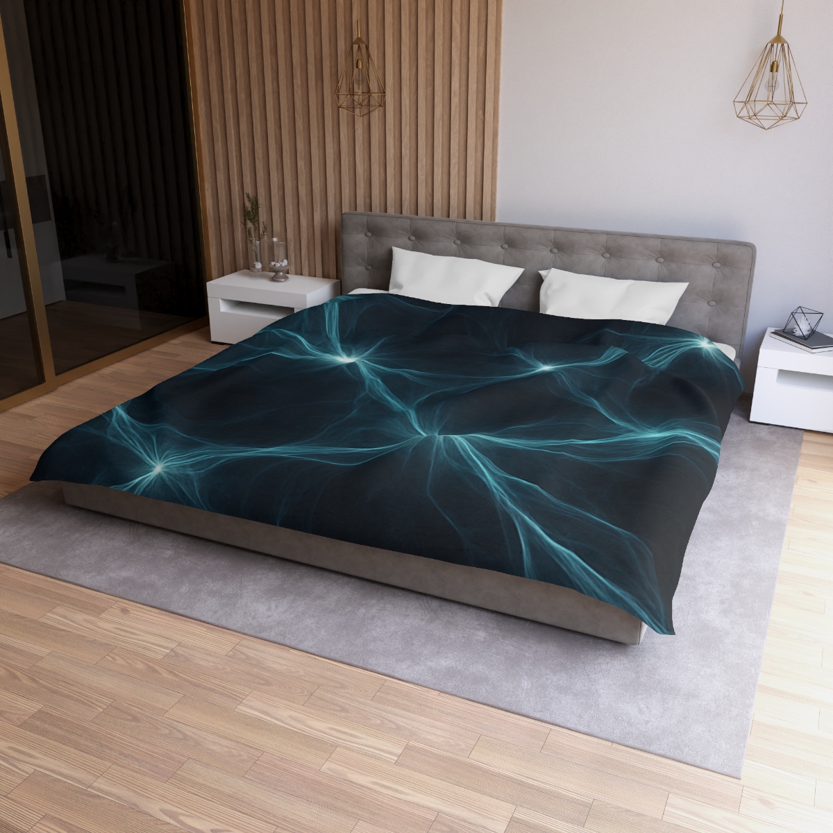 Cosmic Silk Filament Tapestry stylish duvet covers