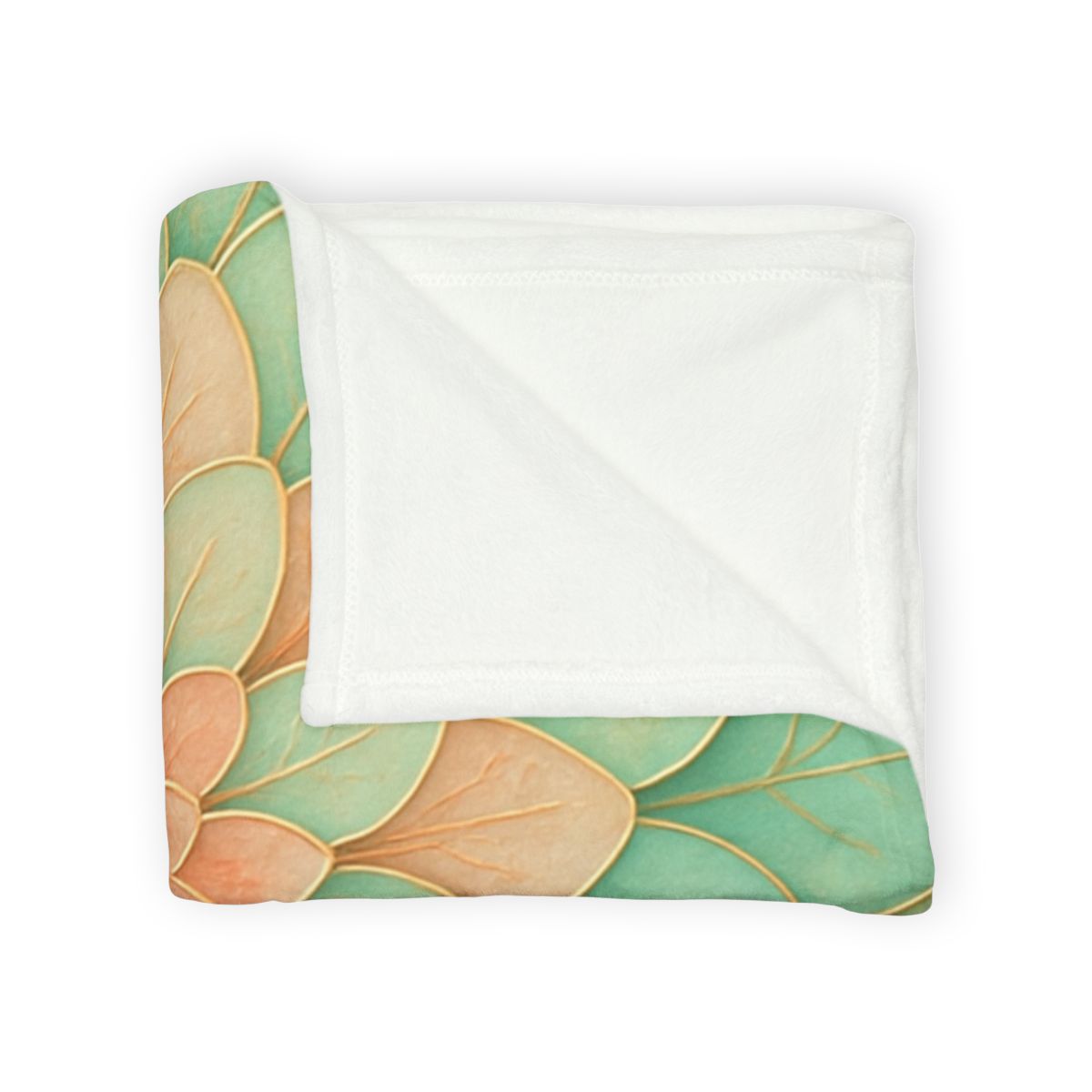 Petal Spiral Mosaic decorative home blankets