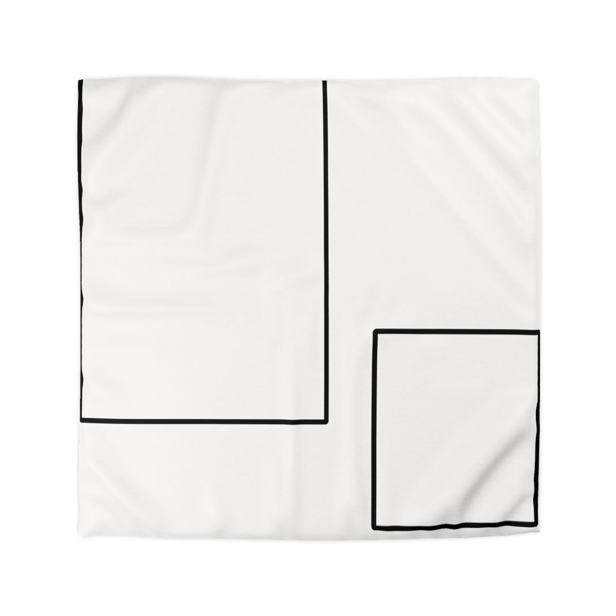 Offset Rectangle Pair With Anchor Line soft comforter duvets