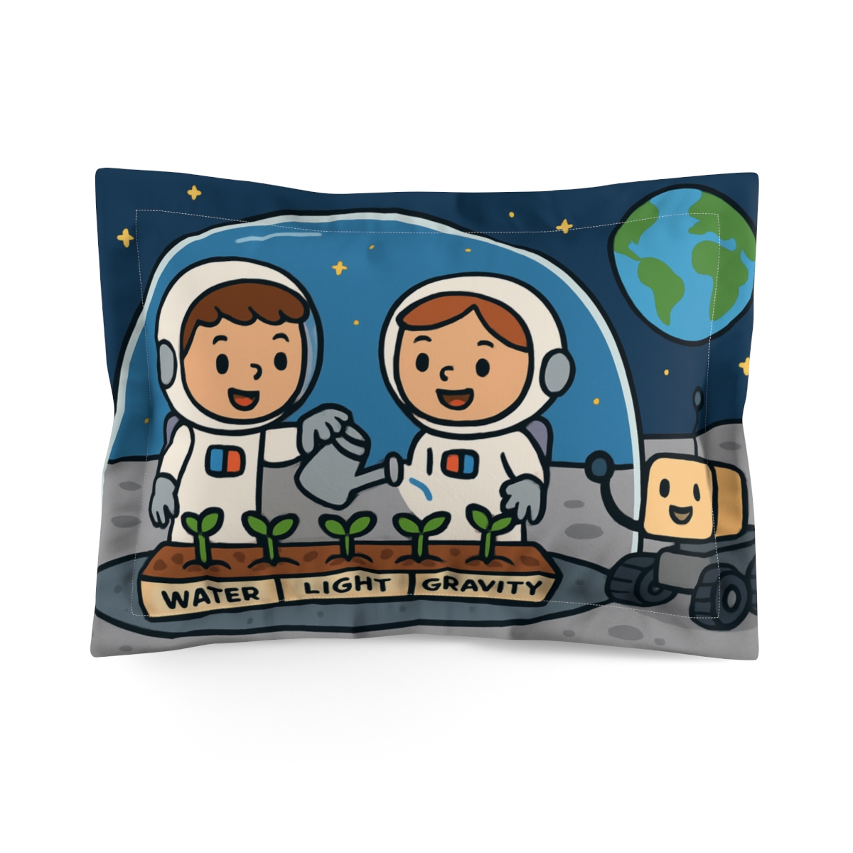 Gravity Garden On The Moon gift pillows for home