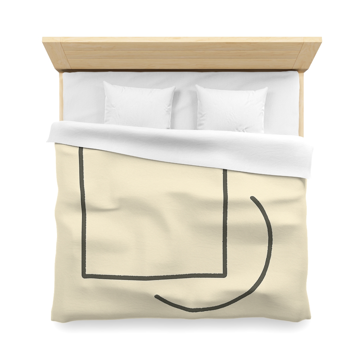 Offset Frame With Crescent Anchor warm winter duvets