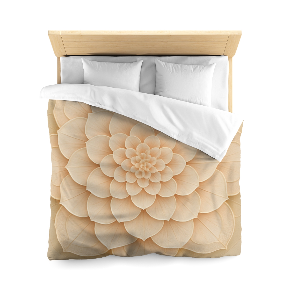 Petal Mosaic Halo designer printed duvets