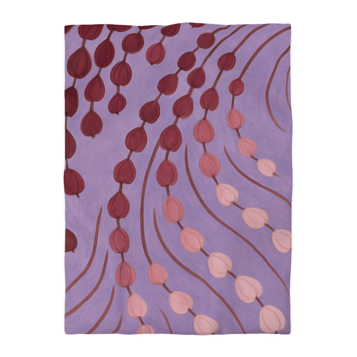 Spiral Bud Cascade personalized bedding duvets