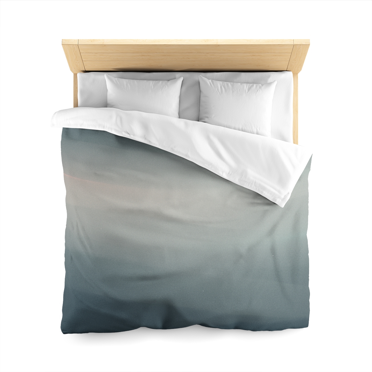 Dark Energy Veil Gradient designer printed duvets