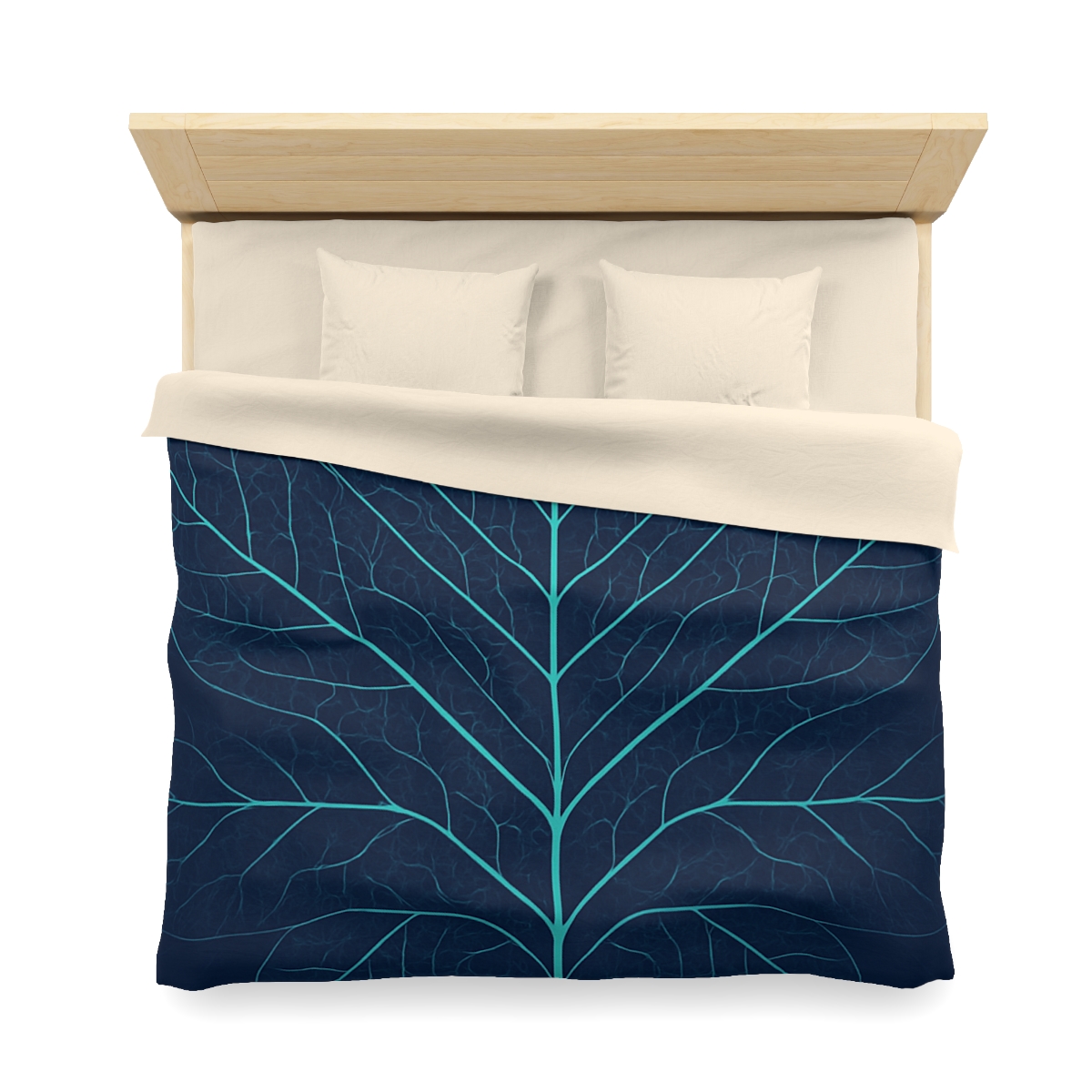 Leaf Vein Circuit Filigree stylish duvet covers