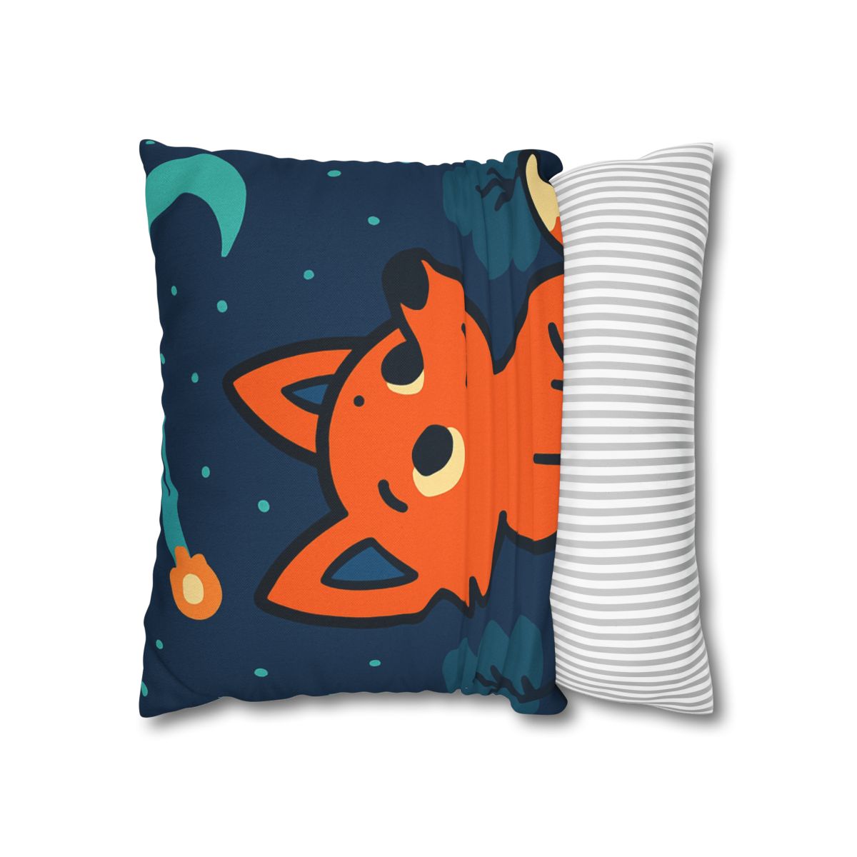 Starlight Forest Fox soft cotton pillow cases