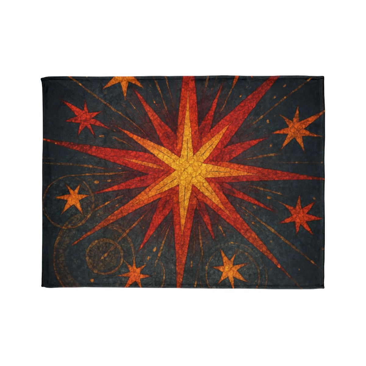 Starburst Cluster Mosaic designer printed blankets