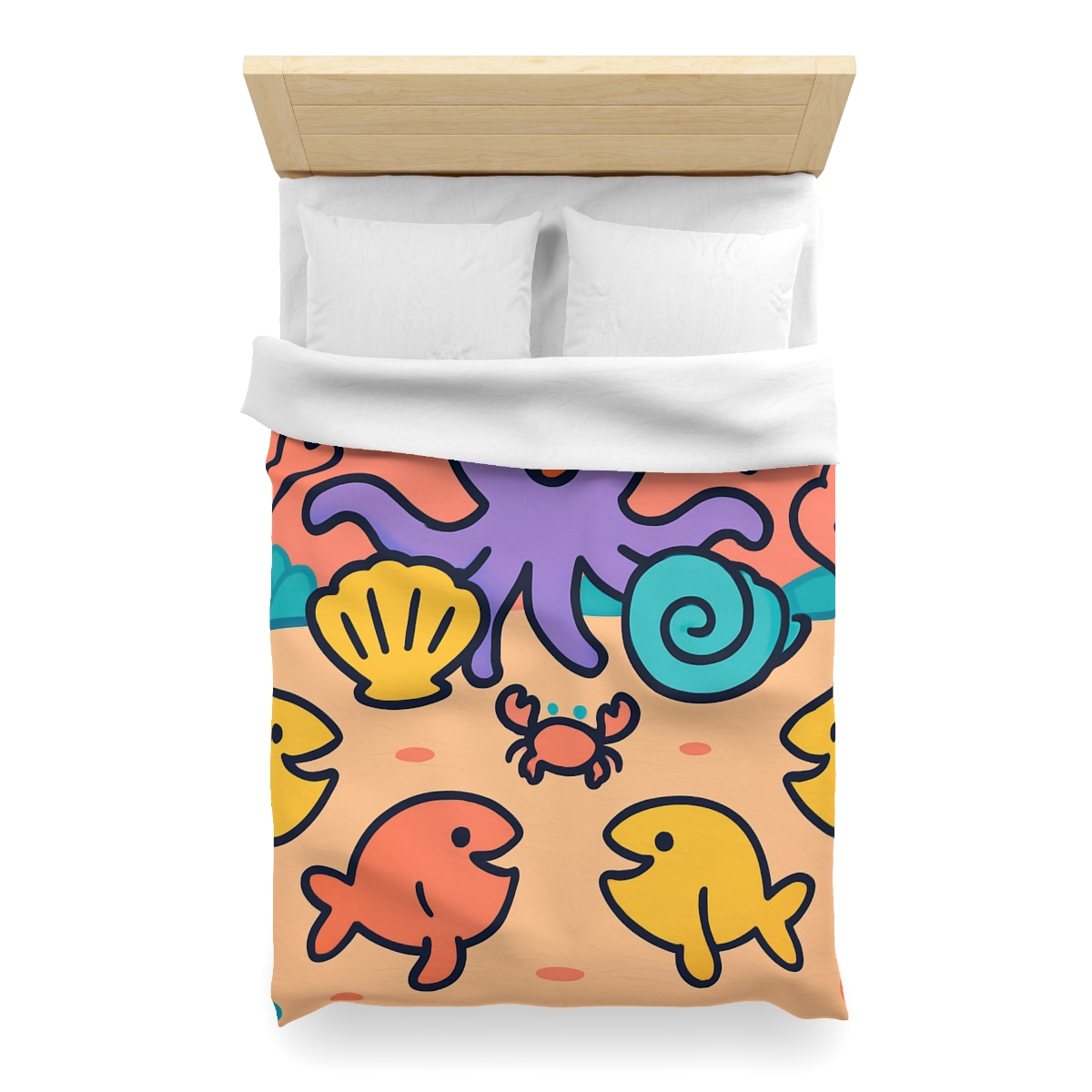 Coral Concert Undersea unique patterned duvets