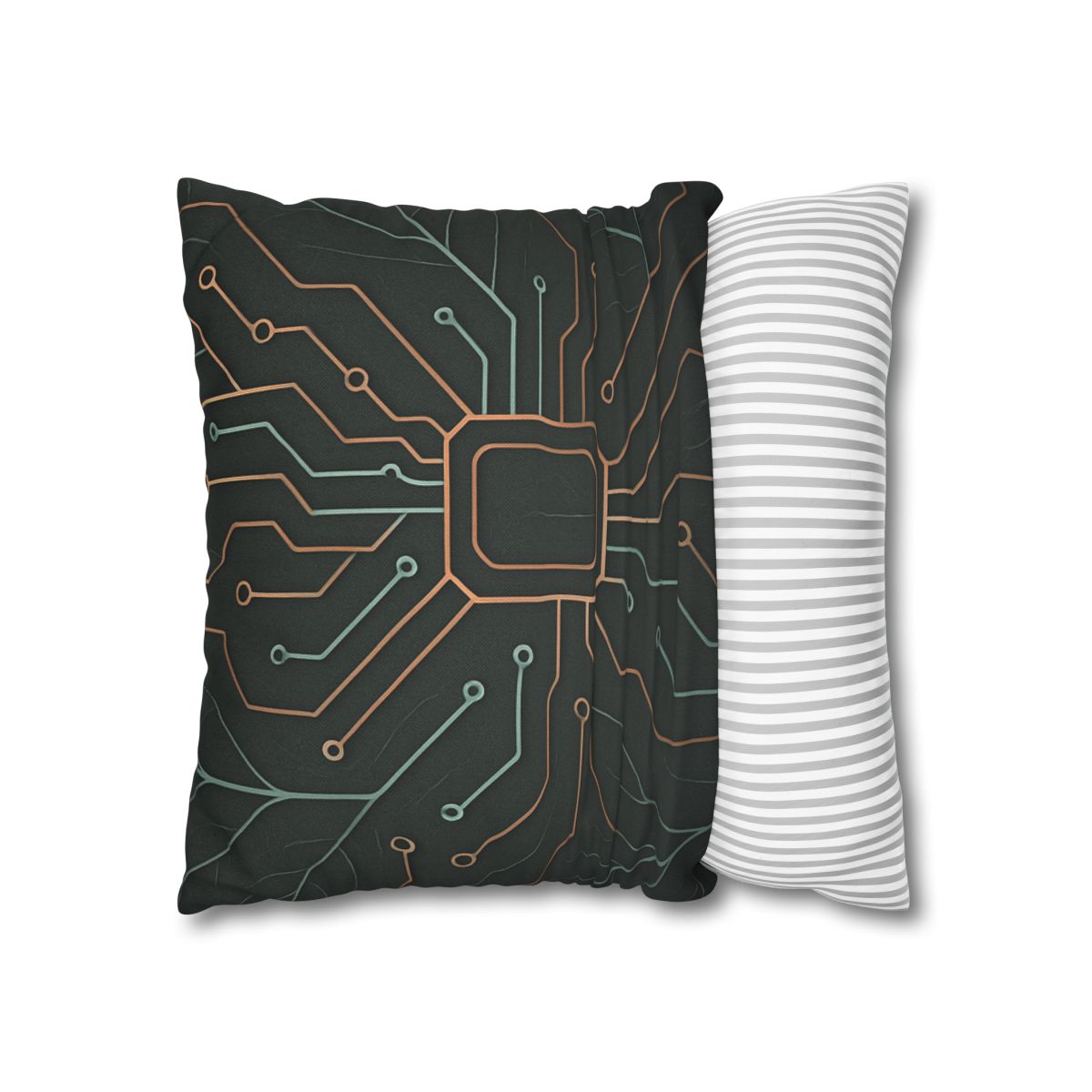Leaf Vein Circuitry custom pillow cases