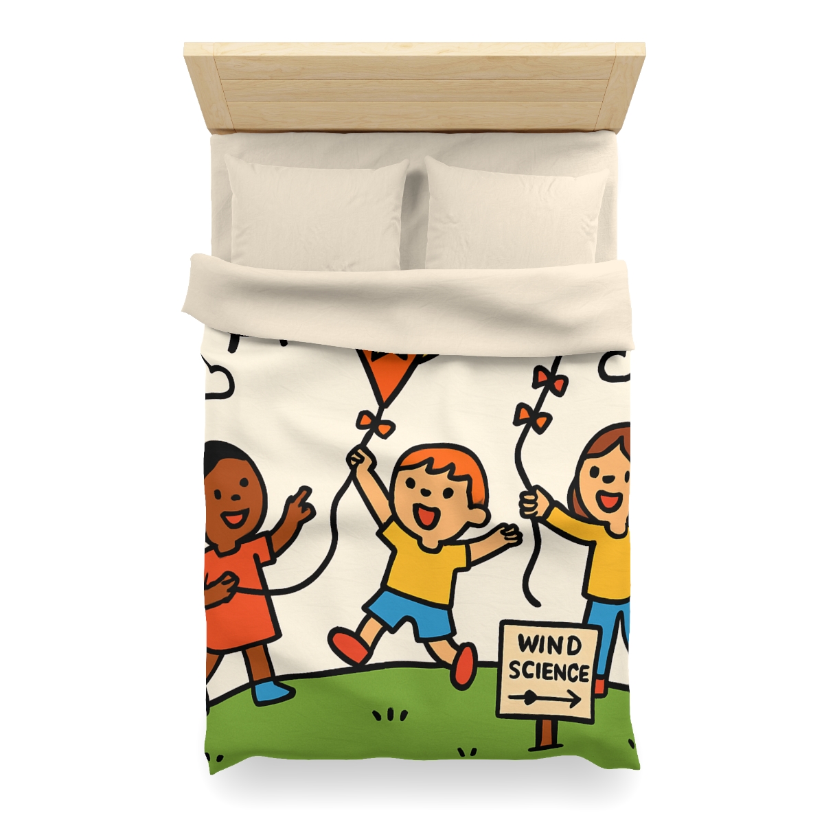 Comet Kite Parade On Cloud Hill soft comforter duvets