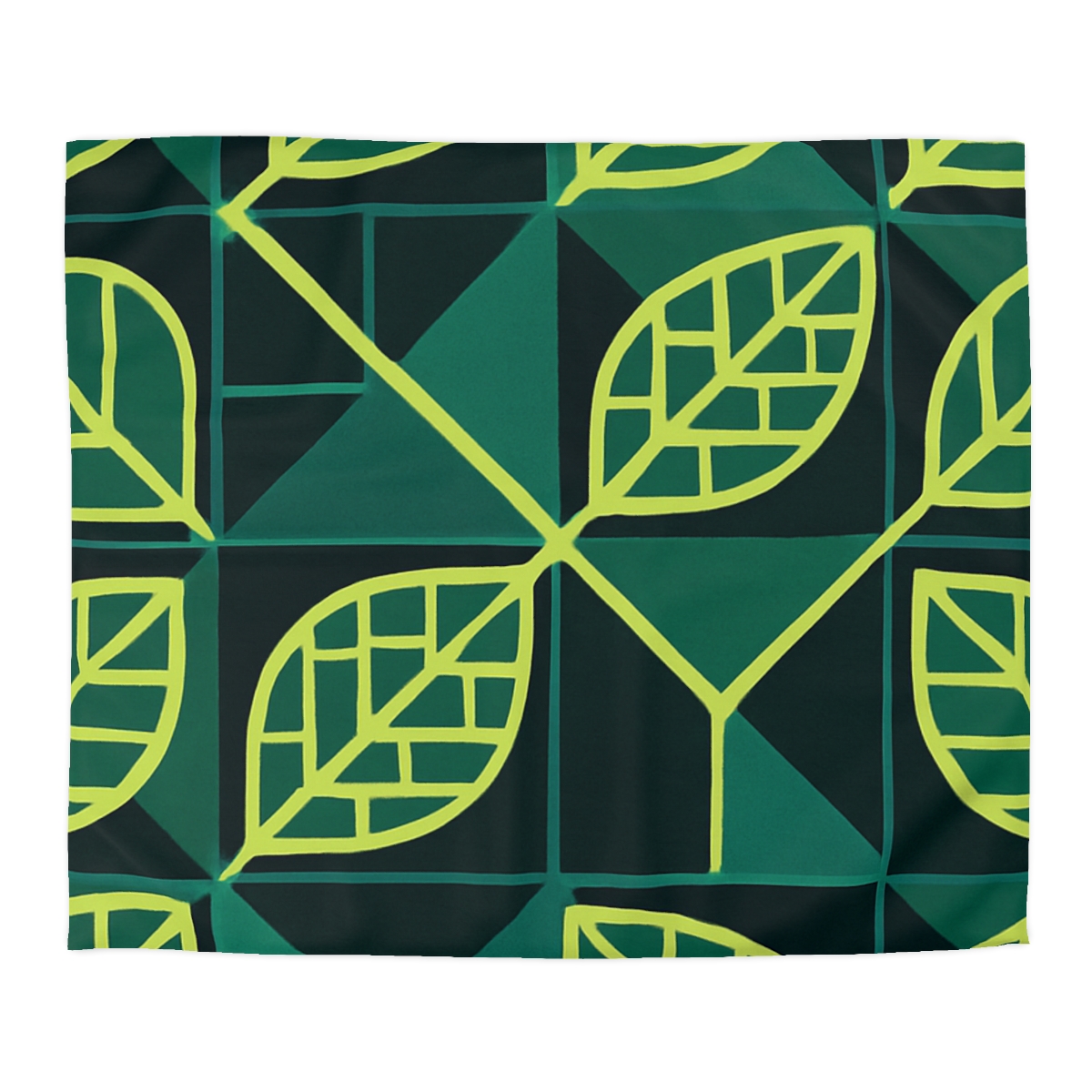 Veinwork Geometry Grid trendy bedroom duvets