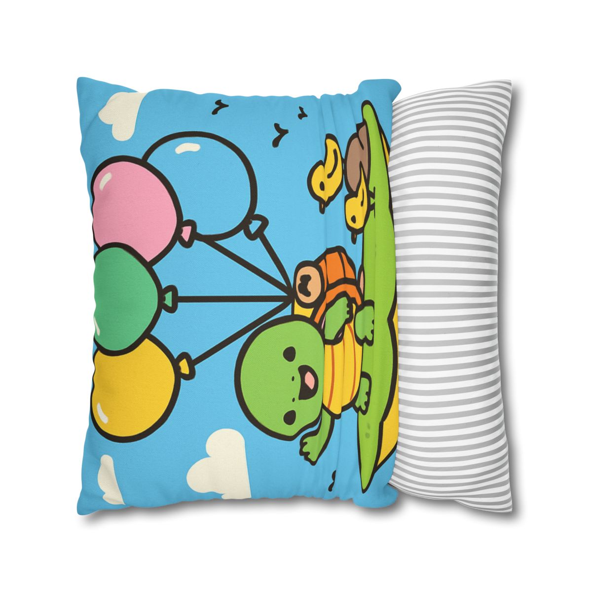 Balloon Island Adventure stylish decorative pillowcases