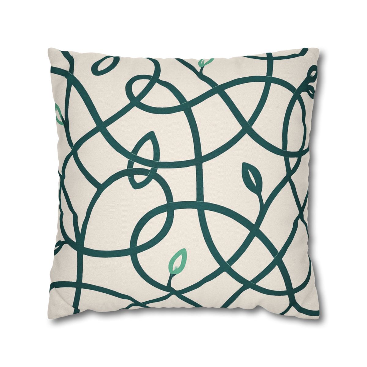 Vine Circuit Interlace personalized pillow covers