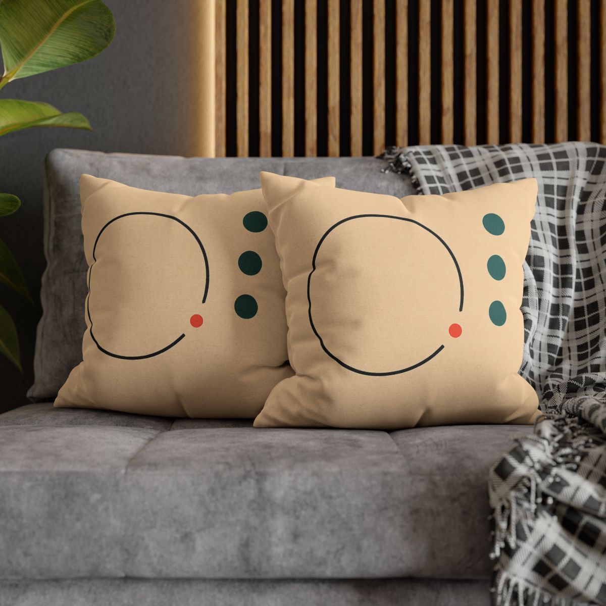 Broken Ring With Offset Triplet custom pillow cases