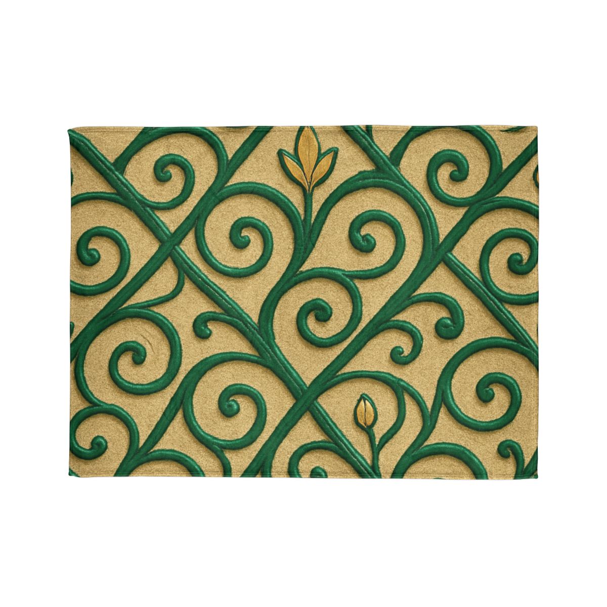 Vine Curl Lattice personalized cozy blankets