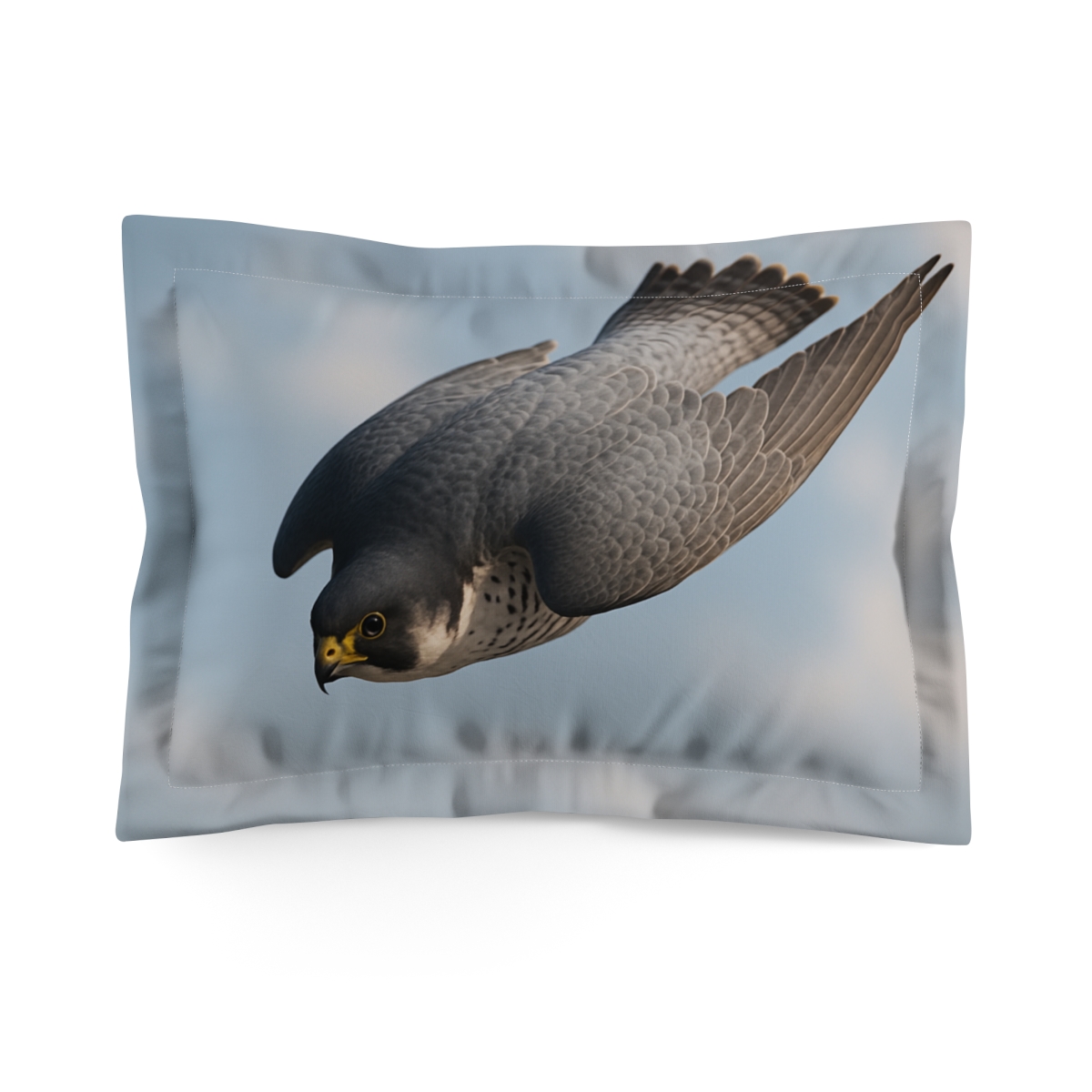 Comet Dive Peregrine Falcon trendy accent pillows
