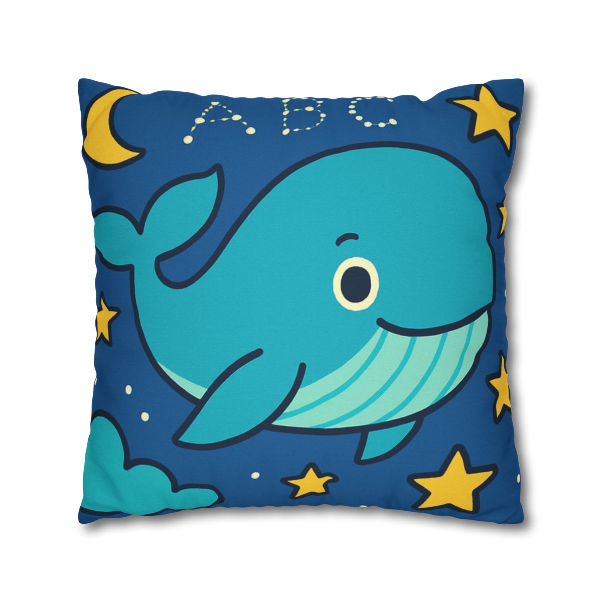 Starry Whale Expedition custom pillow cases
