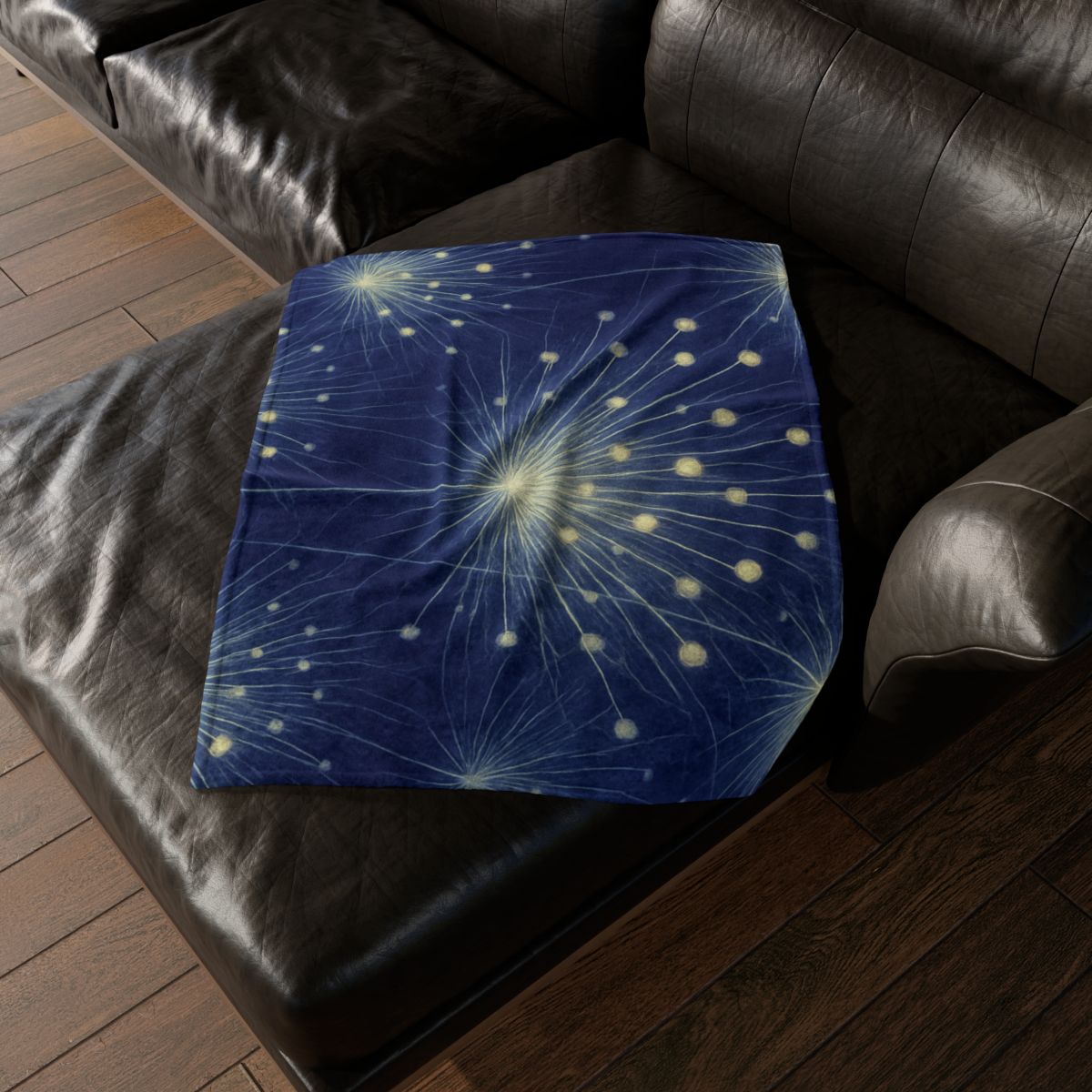 Stamen Burst Radiograph soft fleece blankets