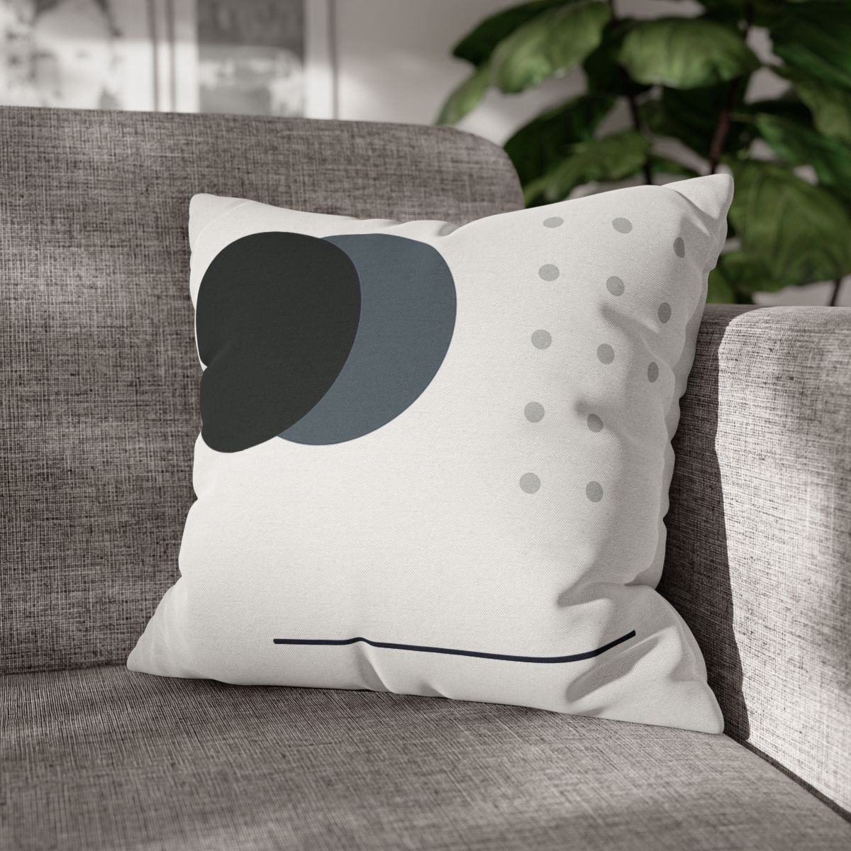 Binary Eclipse Dot Grid trendy patterned pillow cases