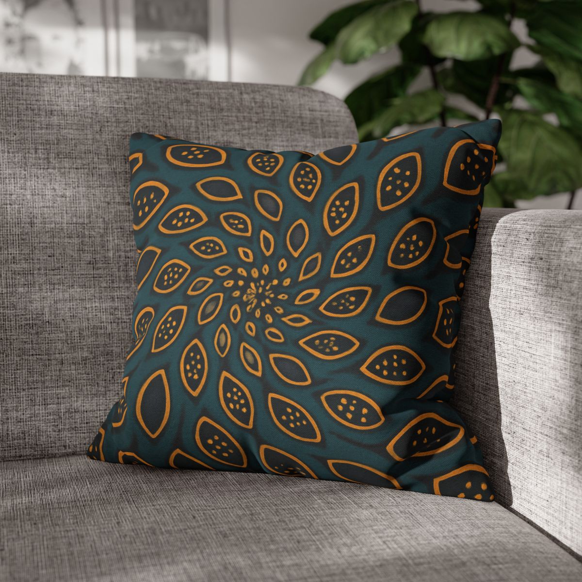Spiral Seed Pod Array personalized pillow covers