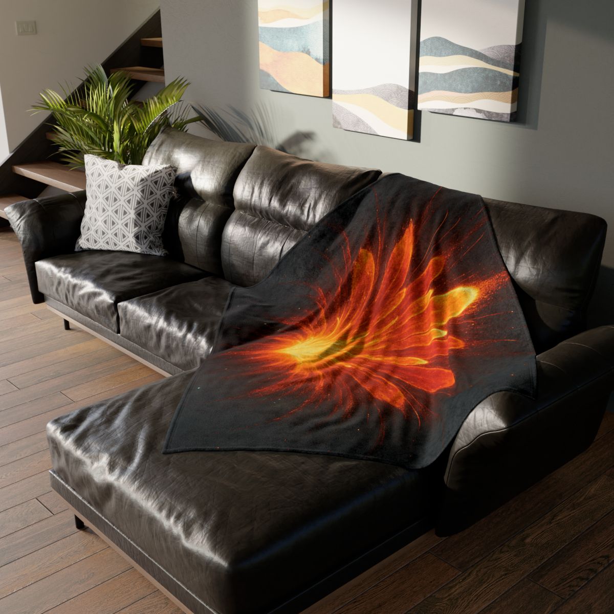 Starburst Petal Crown trendy patterned blankets