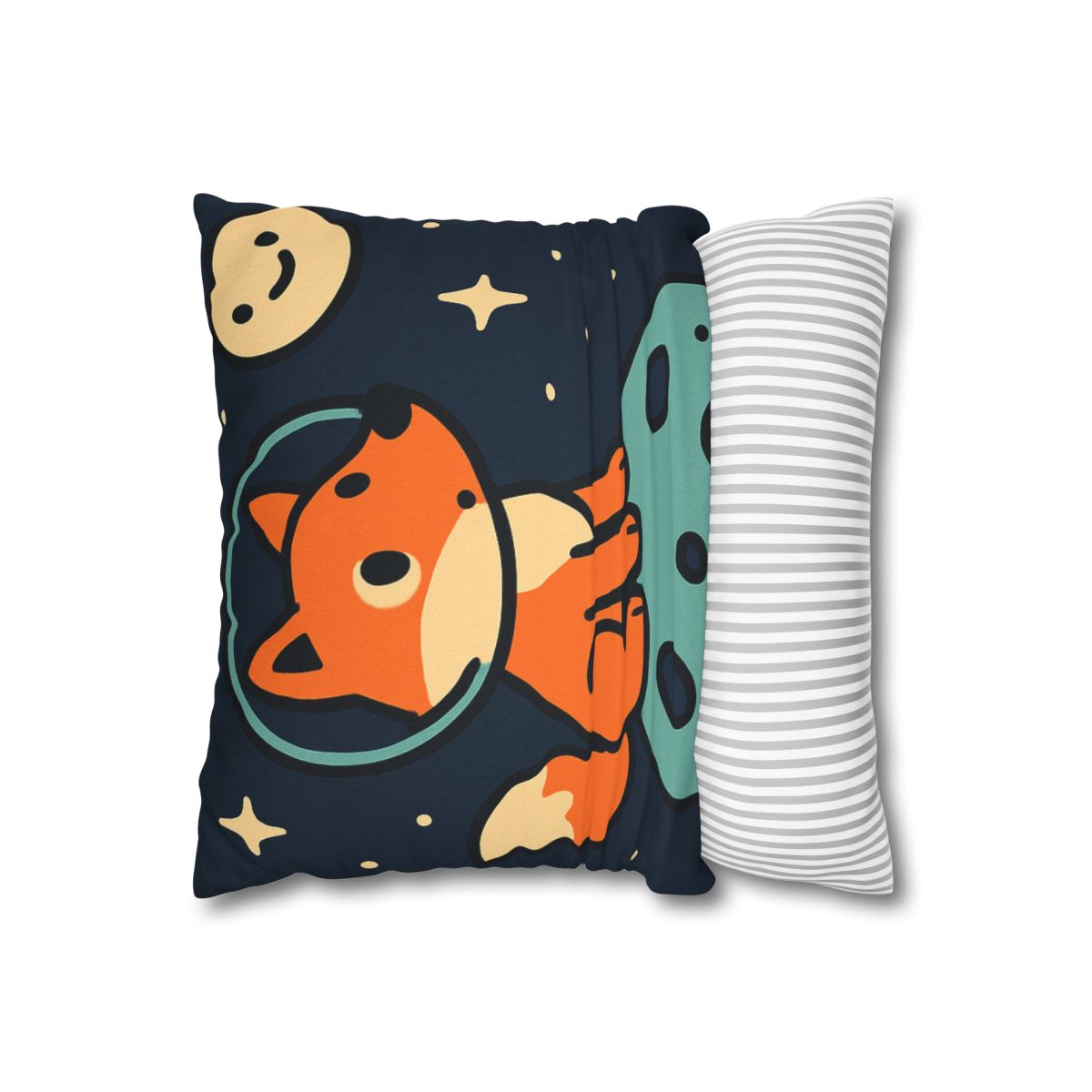 Starlight Explorer Fox unique gift pillow cases