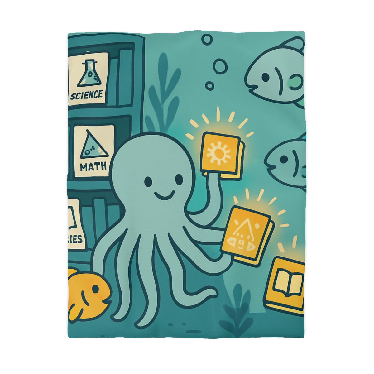 Underwater Library Of Light warm winter duvets