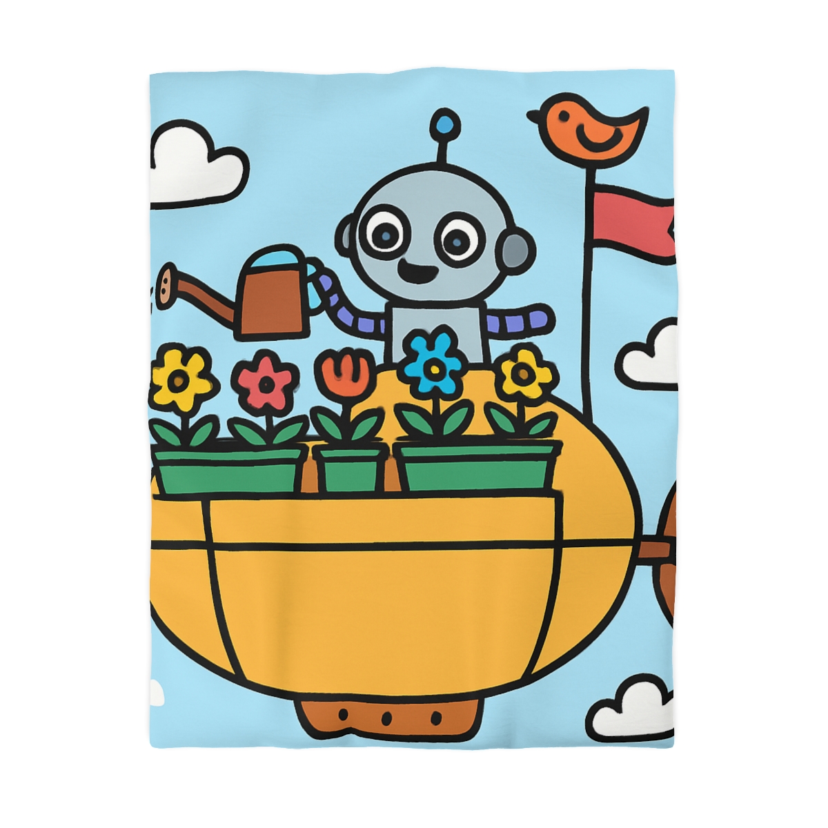 Sky Garden On A Friendly Airship trendy bedroom duvets