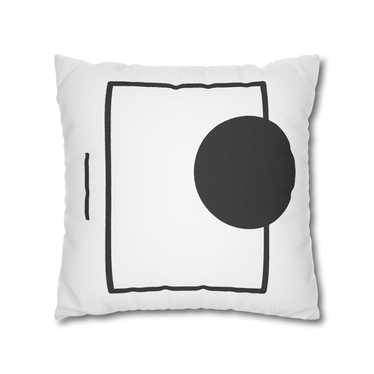 Minimal Eclipse Frame Trio custom pillow cases