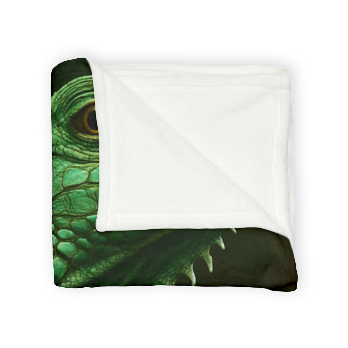Mirror Glide Green Iguana decorative home blankets
