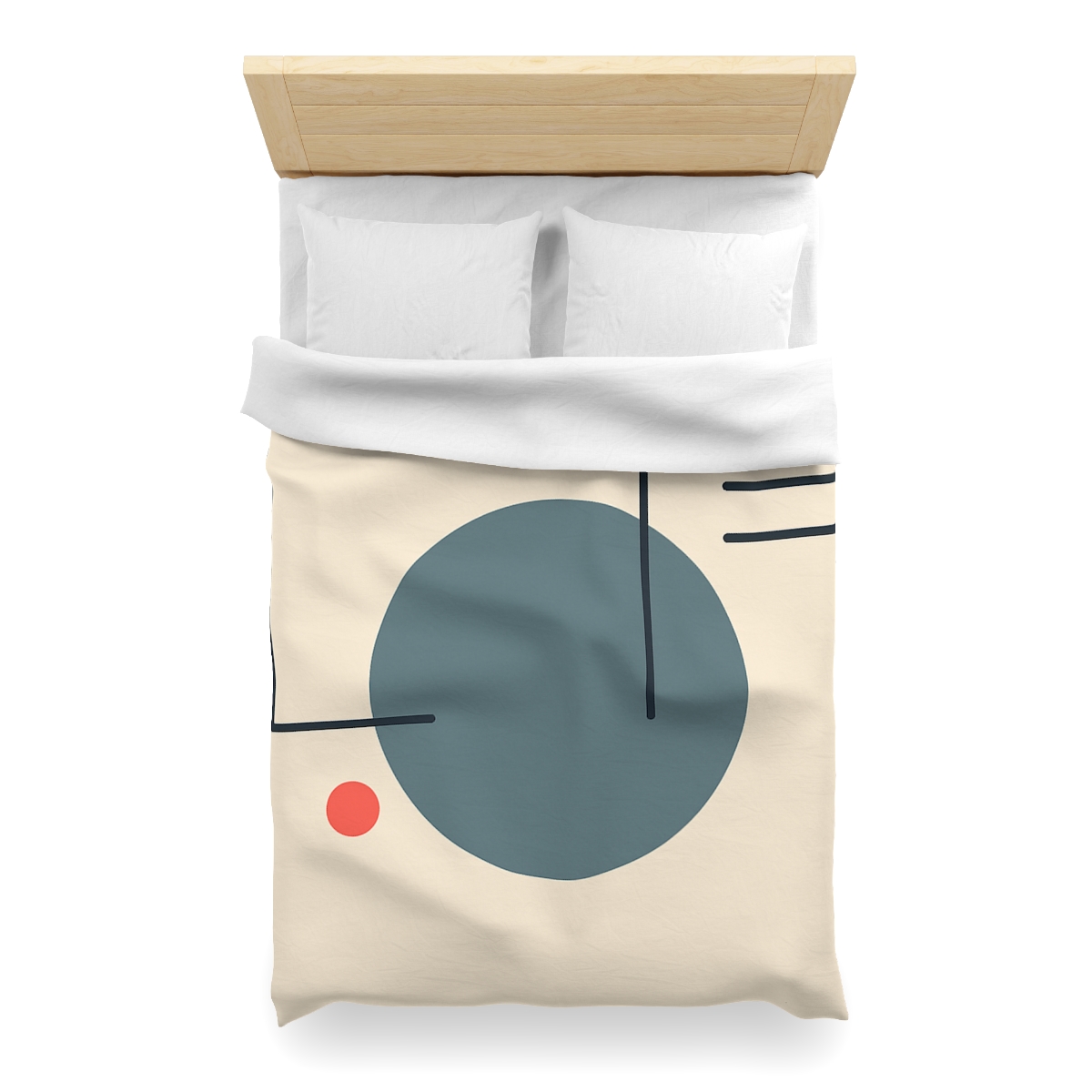 Quiet Orbit With Offset Frame warm winter duvets