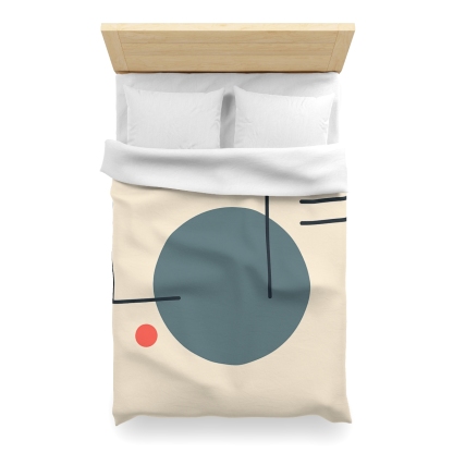 Quiet Orbit With Offset Frame warm winter duvets