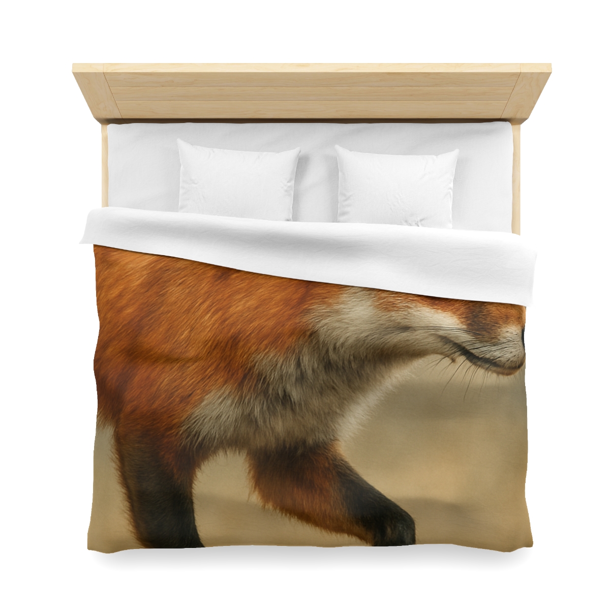 Eclipse Drift Red Fox designer printed duvets