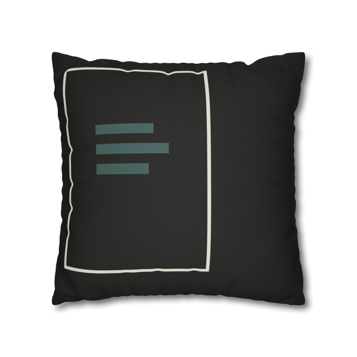 Stacked Frame And Three Bar Signal comfortable bedding pillow covers