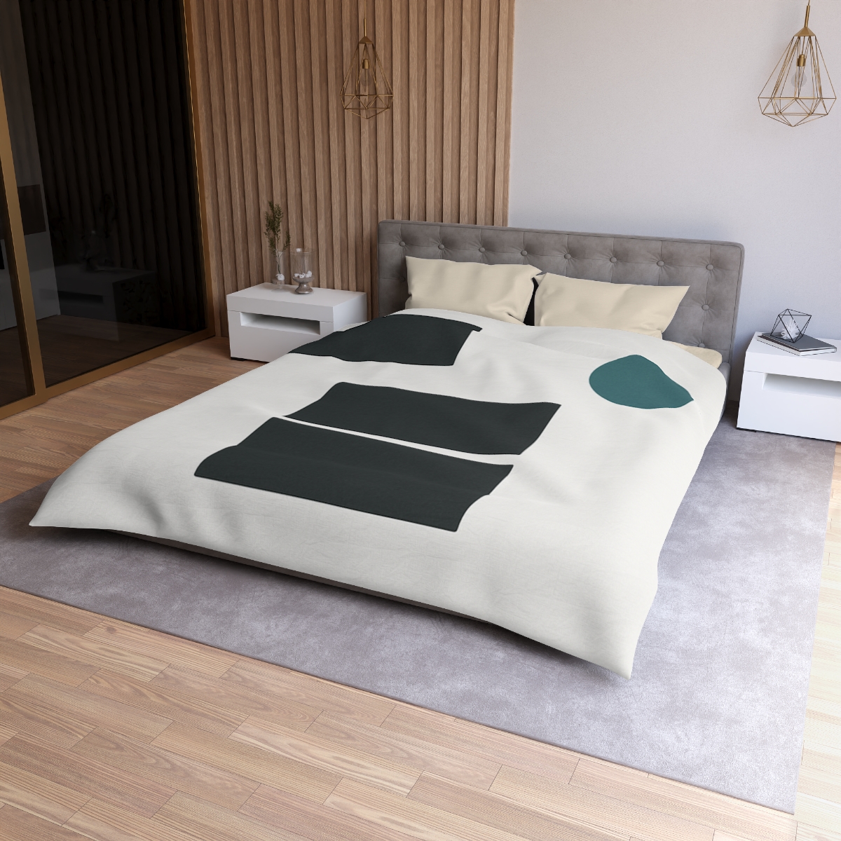 Orbiting Block Quartet warm winter duvets