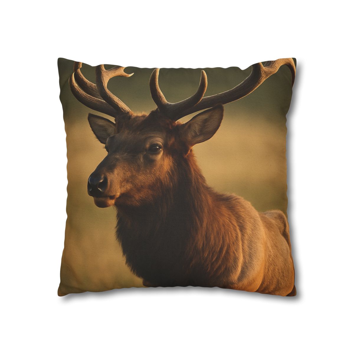 Antler Crown Mountain Elk soft cotton pillow cases