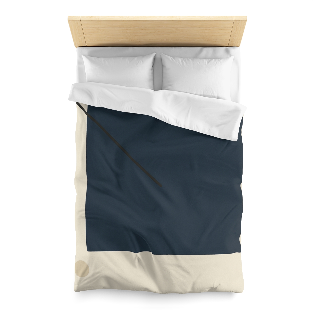 Diagonal Line And Square Balance personalized bedding duvets