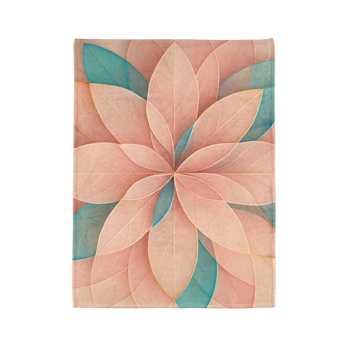 Petal Prism Overlap warm winter blankets
