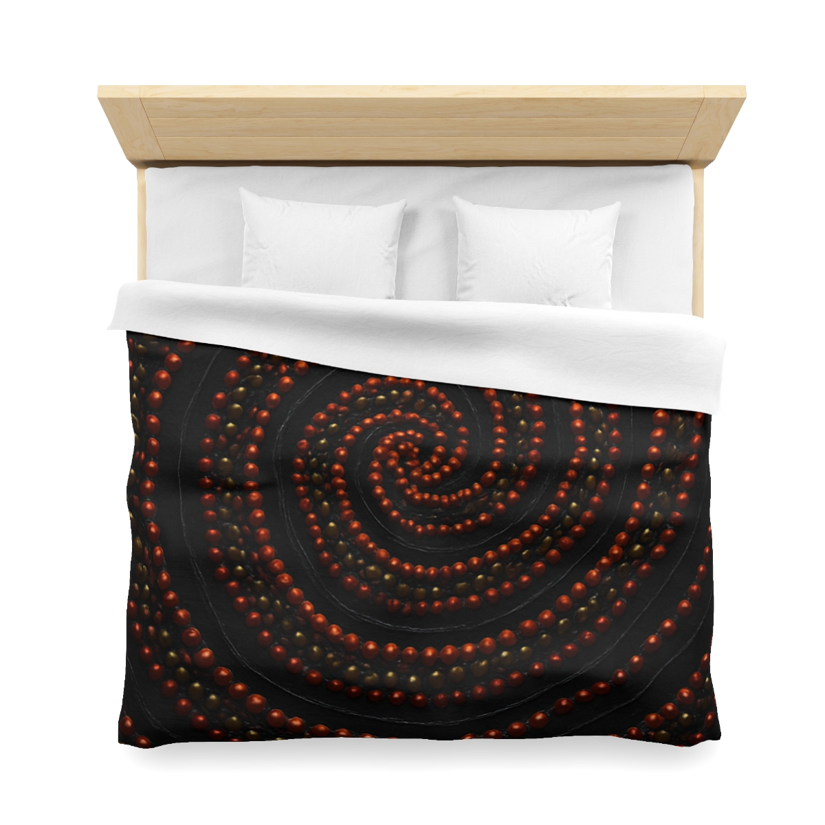 Spiral Seed Orbit custom duvets