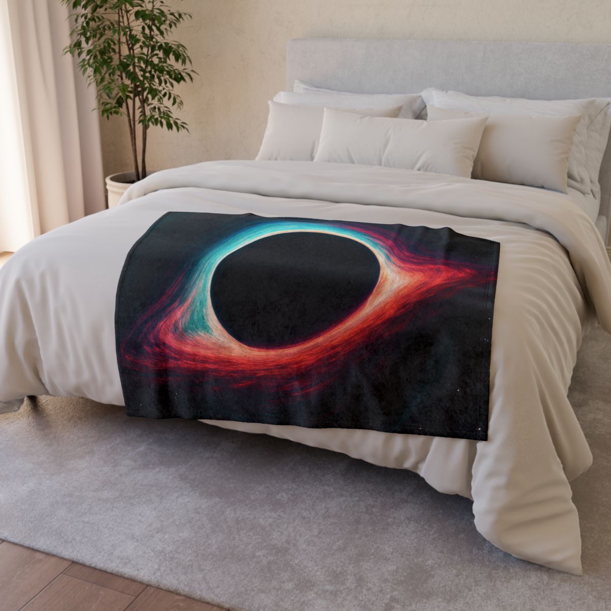 Event Horizon Silhouette unique gift blankets