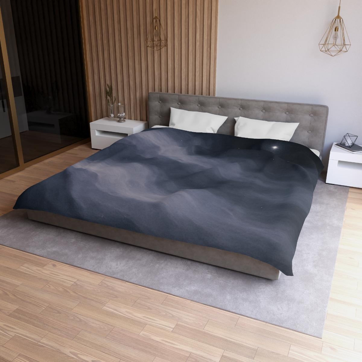 Echoes Of Starlight Mist personalized bedding duvets