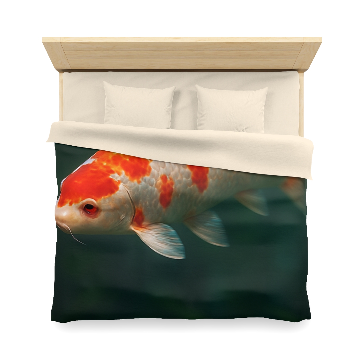 Crystal Current Koi Fish warm winter duvets
